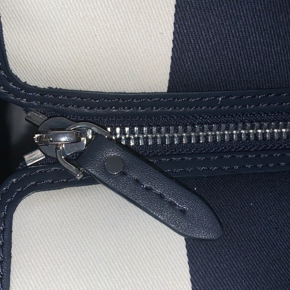 ♠️ kate spade Ella Even Stripe Jacquard’ Large Tote Bag, Blazer Blue NWT - Picture 8 of 11